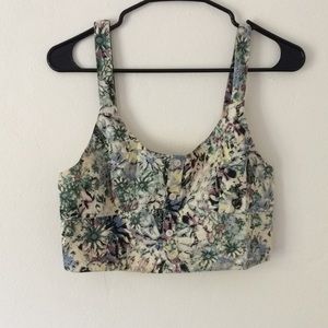 Flowery top/ bustier